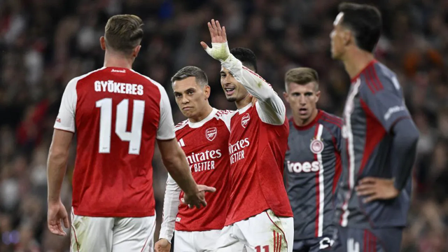 Arsenal Tundukkan Olympiakos Tanpa Balas di Liga Champions